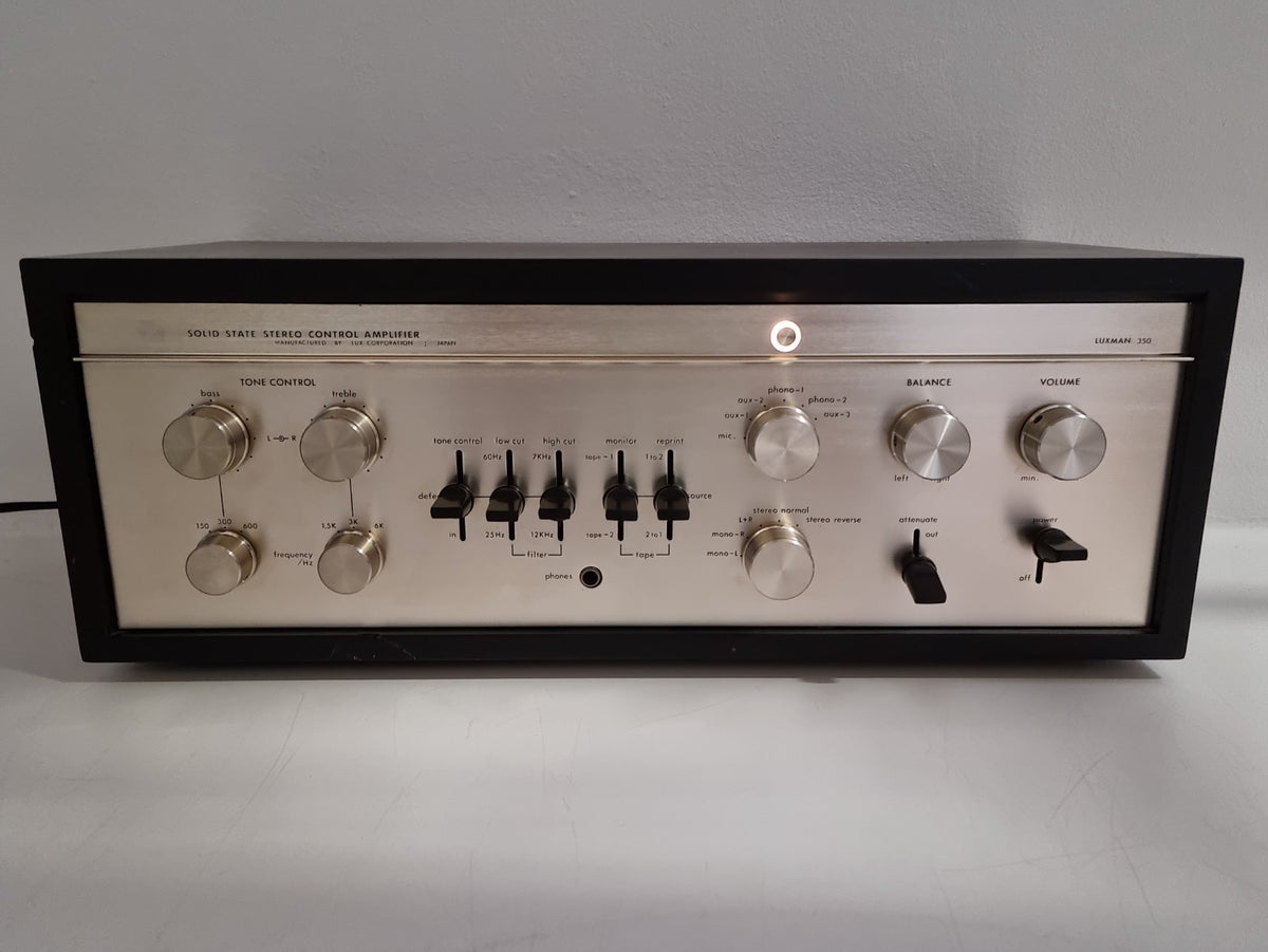 Luxman CL 350 Stereo Control Amplifier - Fully recapped with nichicons