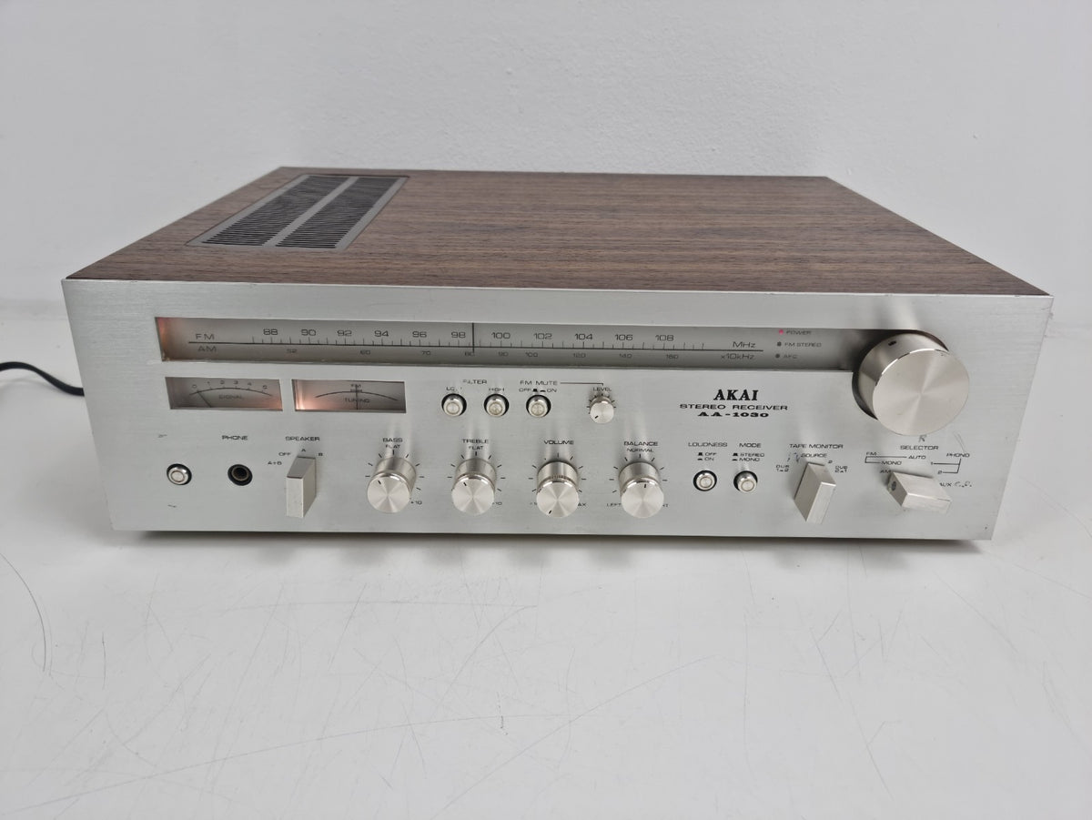 Akai AA 1030 Stereo Receiver - 30 watts per channel into 8 ohms