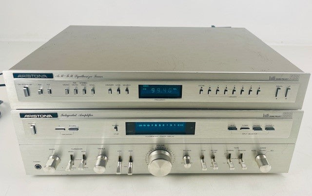 Aristona 6396 Integrated Amplier + 6198 AM/FM Synthesizer Tuner Set