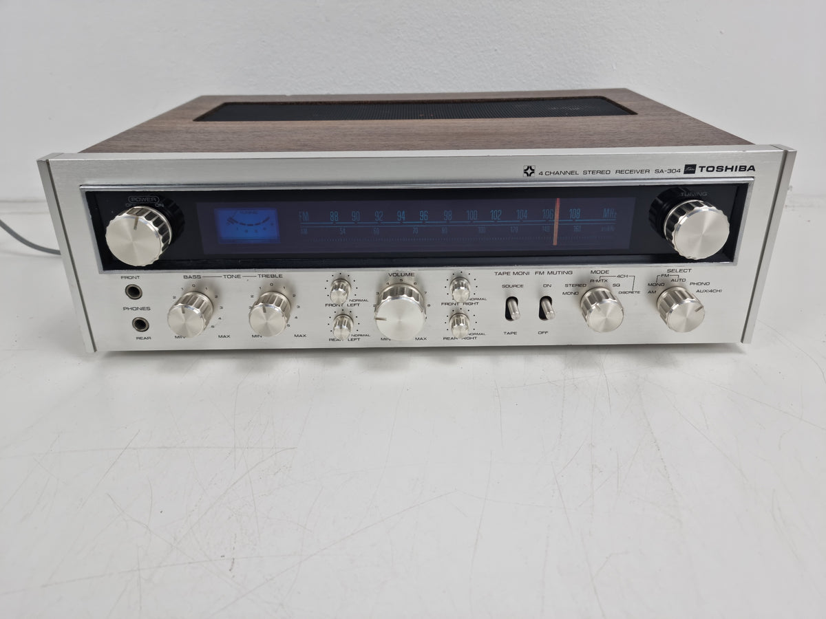 Toshiba SA-304 - Four Channel AM/FM Receiver - Cleaned and lubed