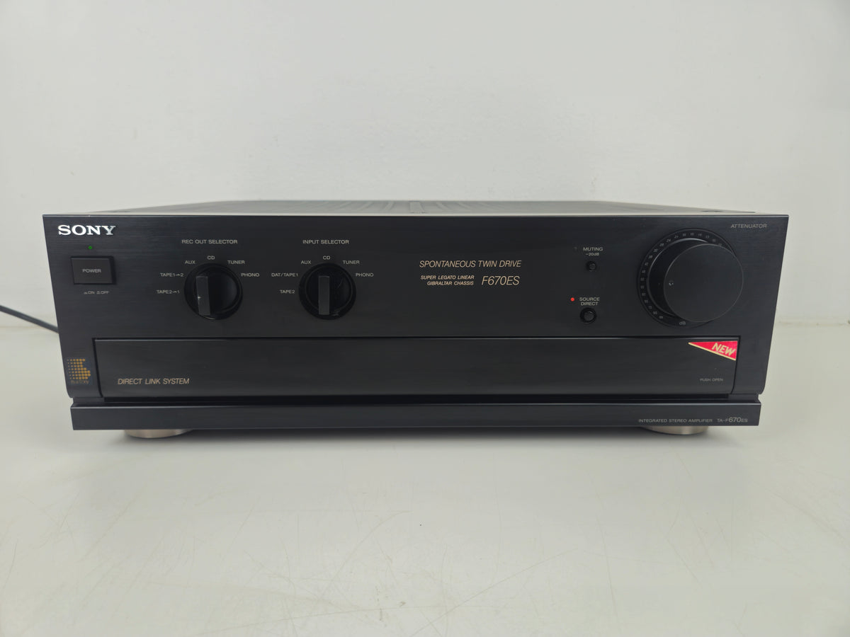 Sony - TA-F670ES - Stereo Integrated Amplifier - Serviced