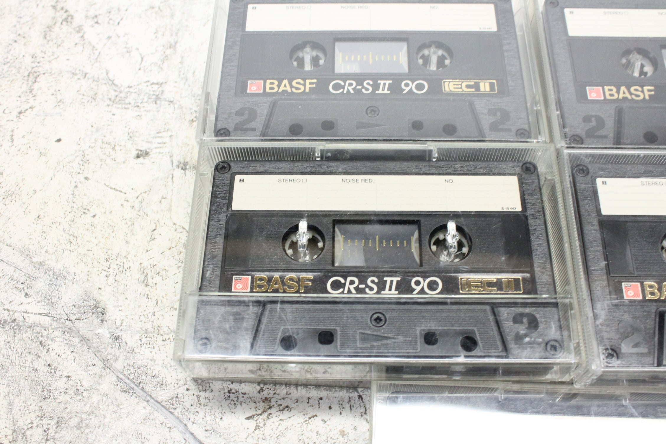 BASF Cassette CR-S II 90m IEC II GEBRUIKT (9 cassettes)