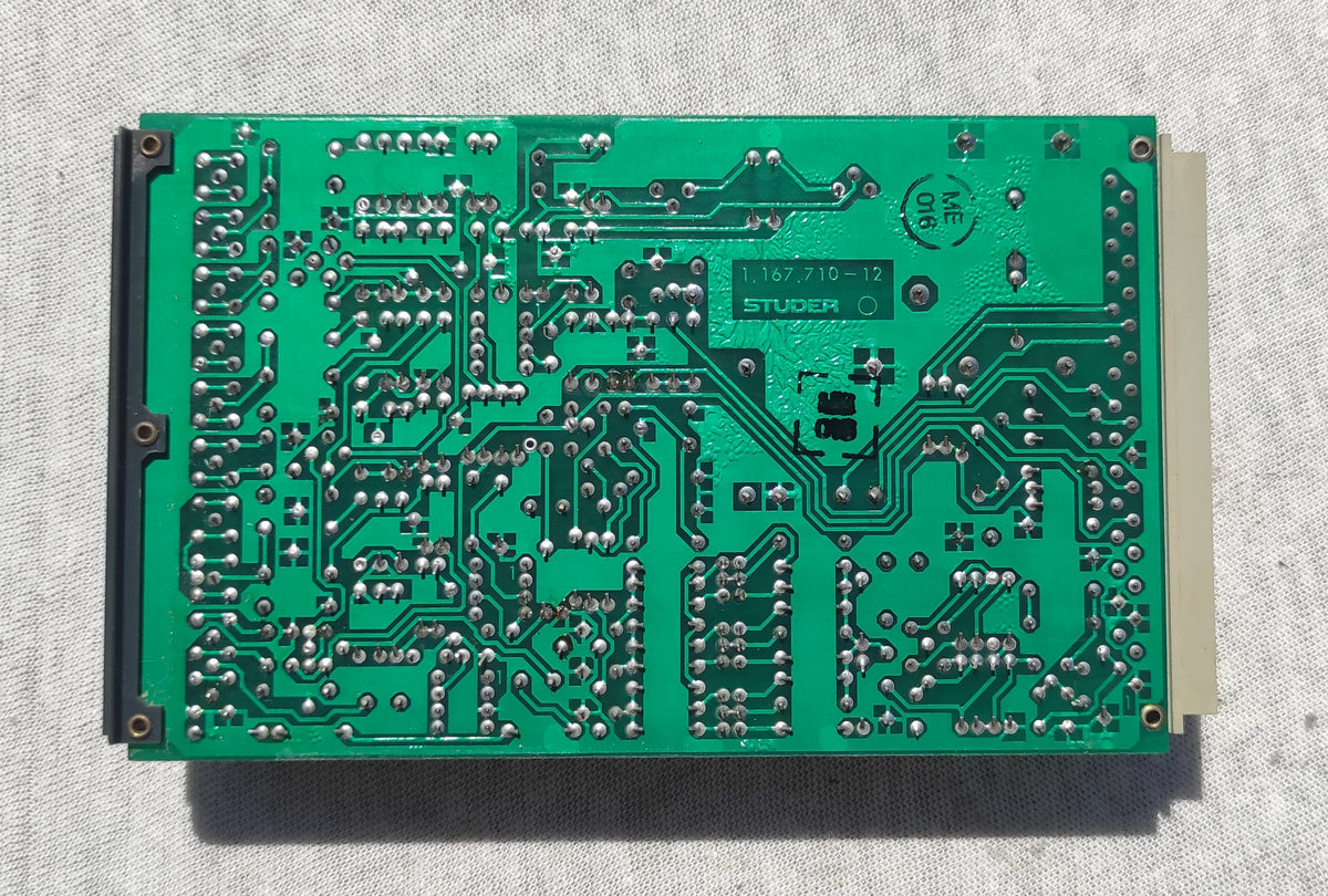 Studer ReVox B67 1.167.710-12 reproduce amplifier PCB not tested, traces of corrosion #1