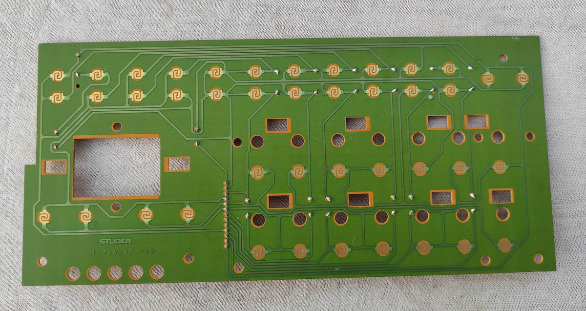 ReVox B261 1.726.871-12 PCB control keys used
