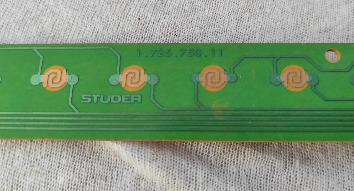 ReVox B251 1.725.750-11 control keys PCB used