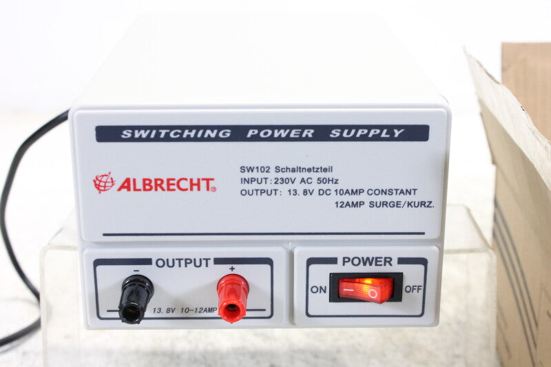 Albrecht Schakelende voeding SW102 220v naar 13.8v in doos (Nr.2)