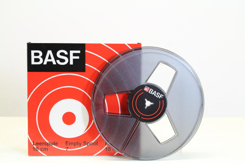 BASF empty plastic reel 7 inch 18cm - Trident locking - NOS