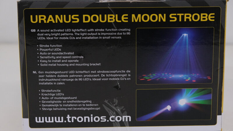 Beamz Uranus Double Moon - LED Strobe Light