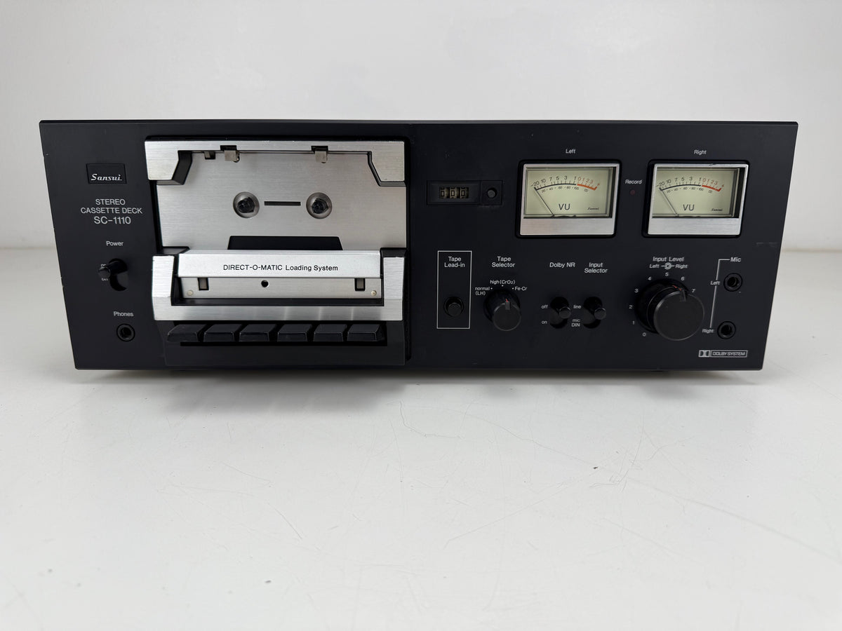 Sansui SC-1110 Stereo Cassette Deck With manual