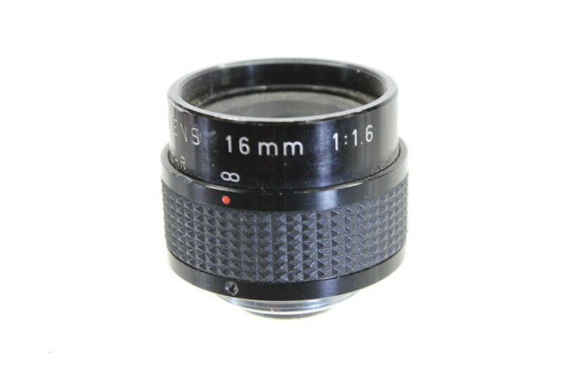 Cosmicar Mini-TV Lens 16mm - 1:1.6 Made in Japan
