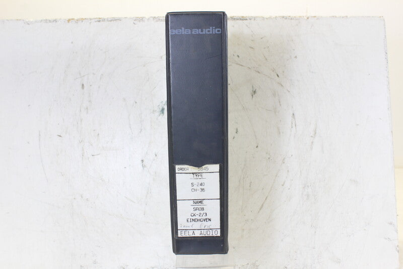 Eela Audio S240 Professionele Broadcast Mengtafel Handleiding en Schema's Boek