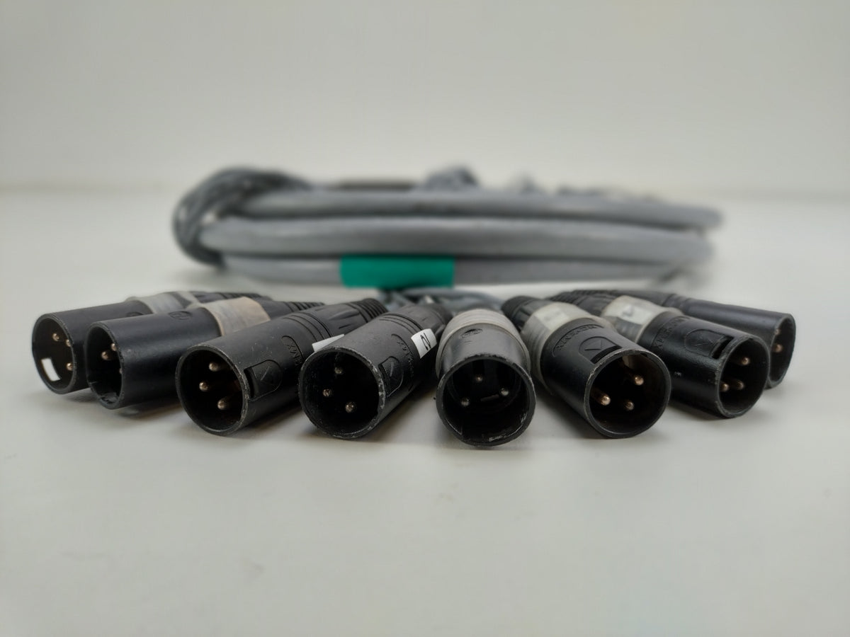 Unknown 8 core multi cable 3pin XLR male/Female