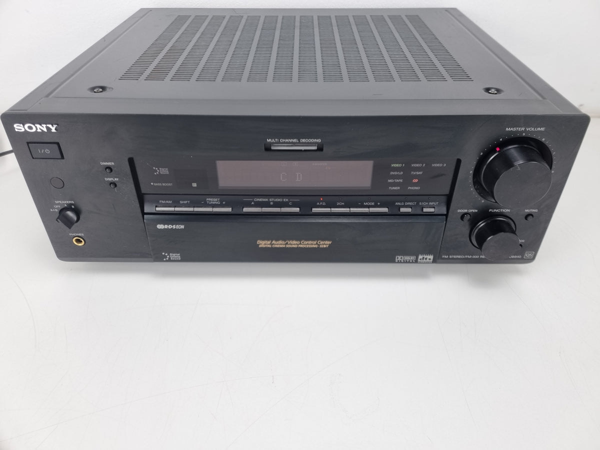 Sony STR-DB840 - FM Stereo/fm-am Receiver- Works ok - Coaxial Input is Damaged