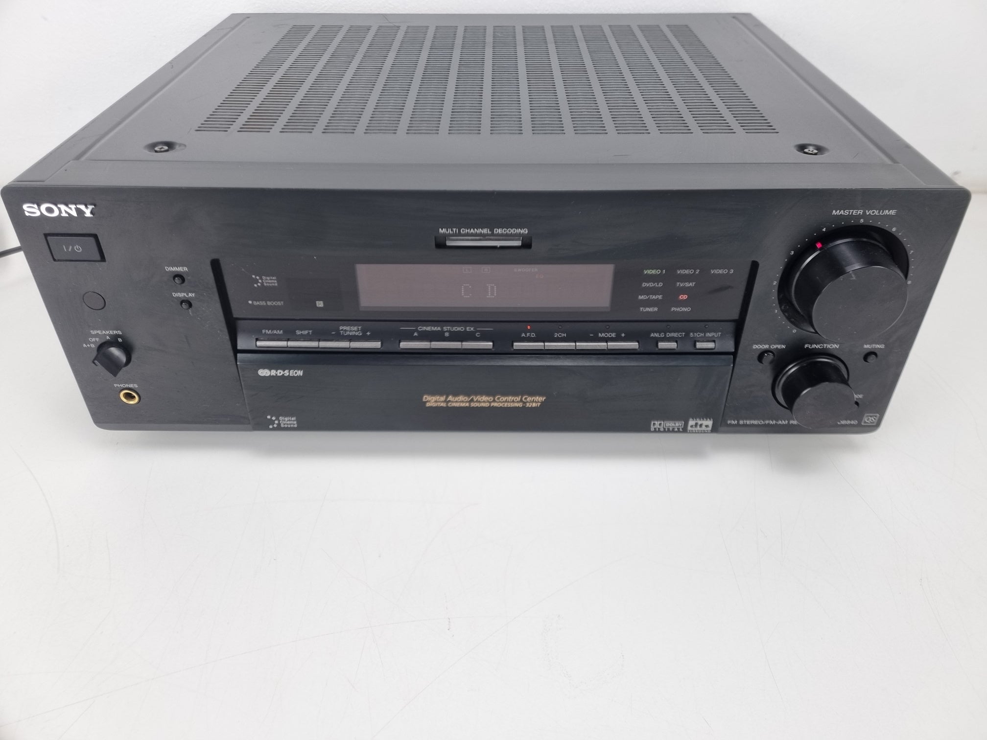 Sony STR-DB840 - FM Stereo/fm-am Receiver- Works ok - Coaxial Input is Damaged