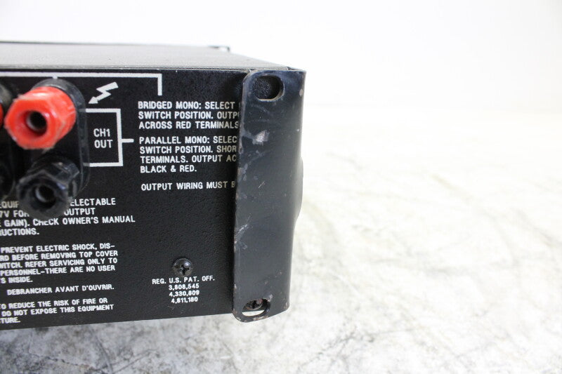 Crown Amcron Geodyne 1 320 Watt Stereo Eindversterker