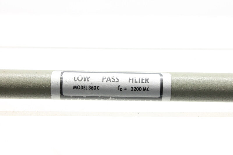 Hewlett Packard Laagdoorlaatfilter / Model 360C / 2200MC