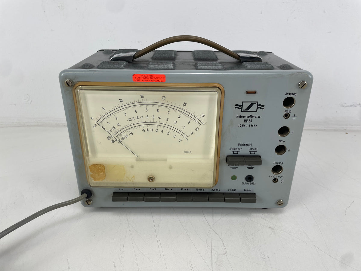Sennheiser Electronic RV 55 – Röhrenvoltmeter / Tube Voltmeter – As-Is