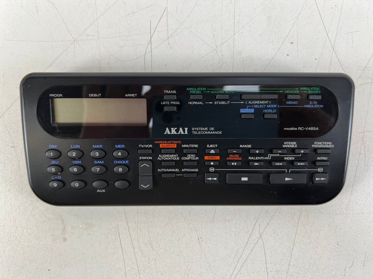 Original Akai RC-V465A remote control for VCR