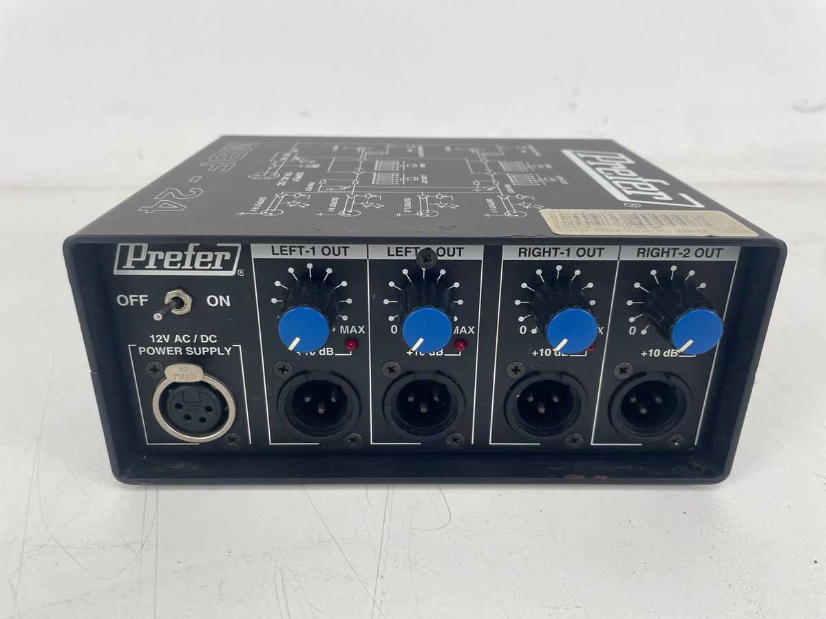 Prefer - MBF-24 - Channel Audio Distribution Amplifier
