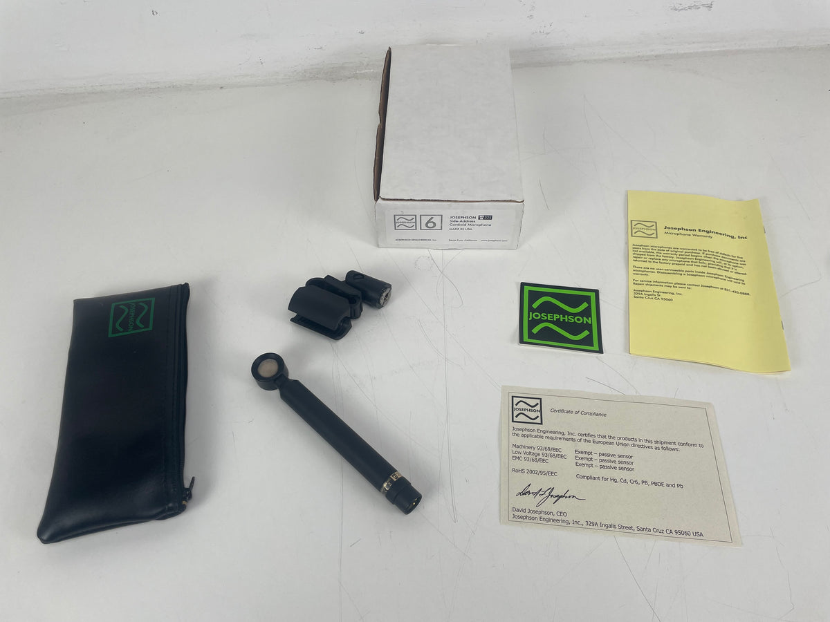 Josephson - e22s - Side-Adress Microphone - By: Steve Albini - Mint - 1st owner