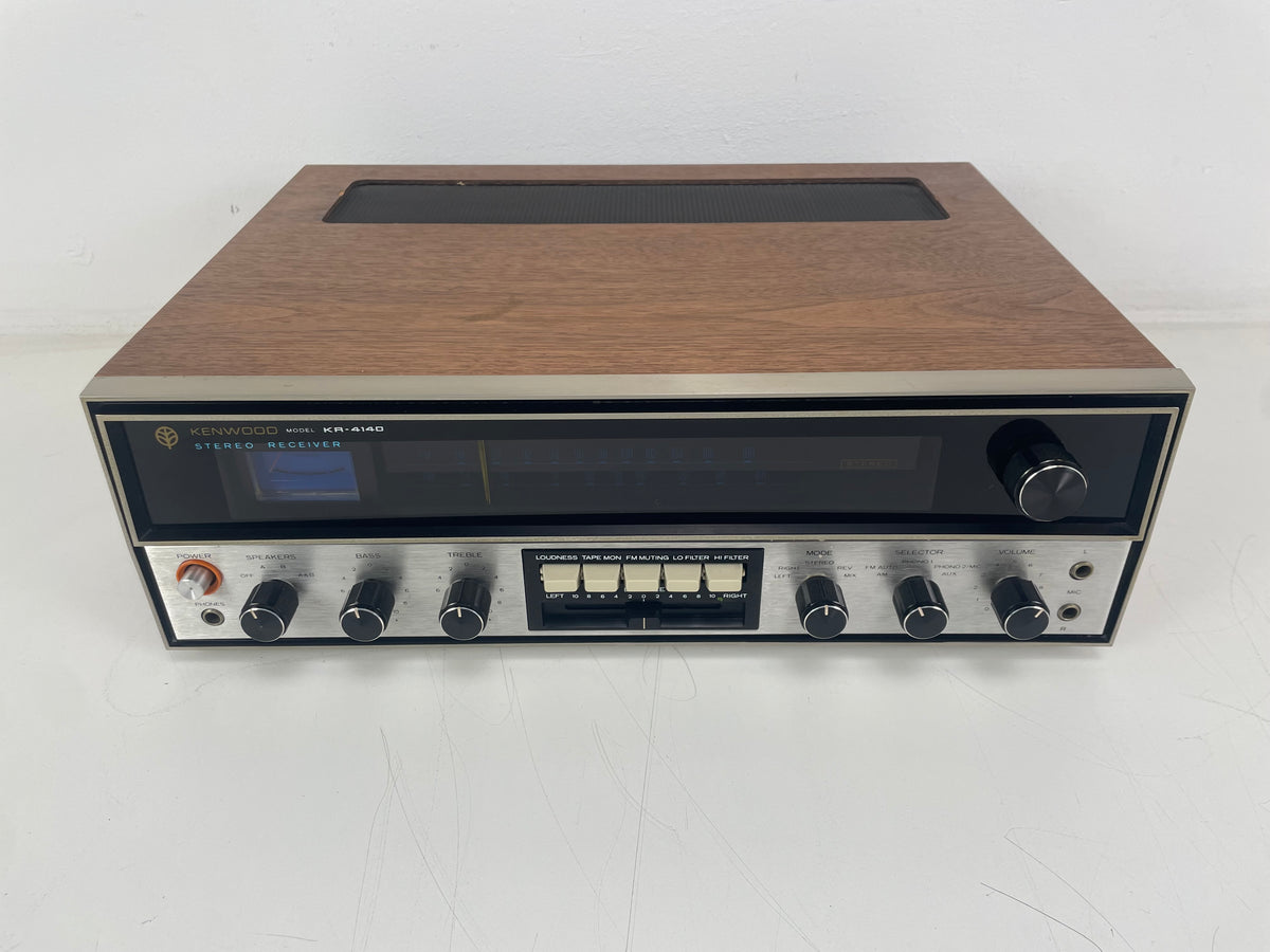 Kenwood - KR4140 - Stereo Receiver - Serviced (LED Installed/Recapped)