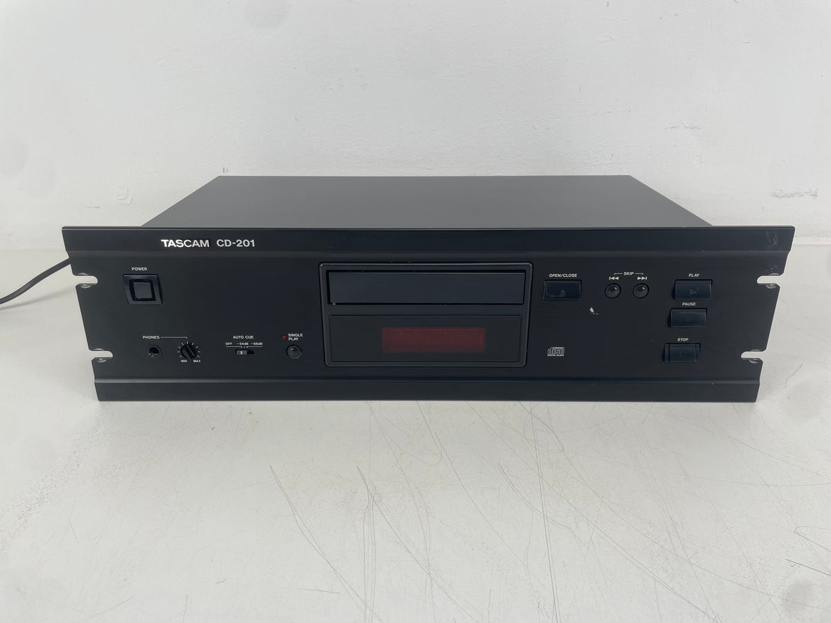 Tascam – CD-201 – Professional CD Player – Serviced (Repaired/Repainted) – Remote Included