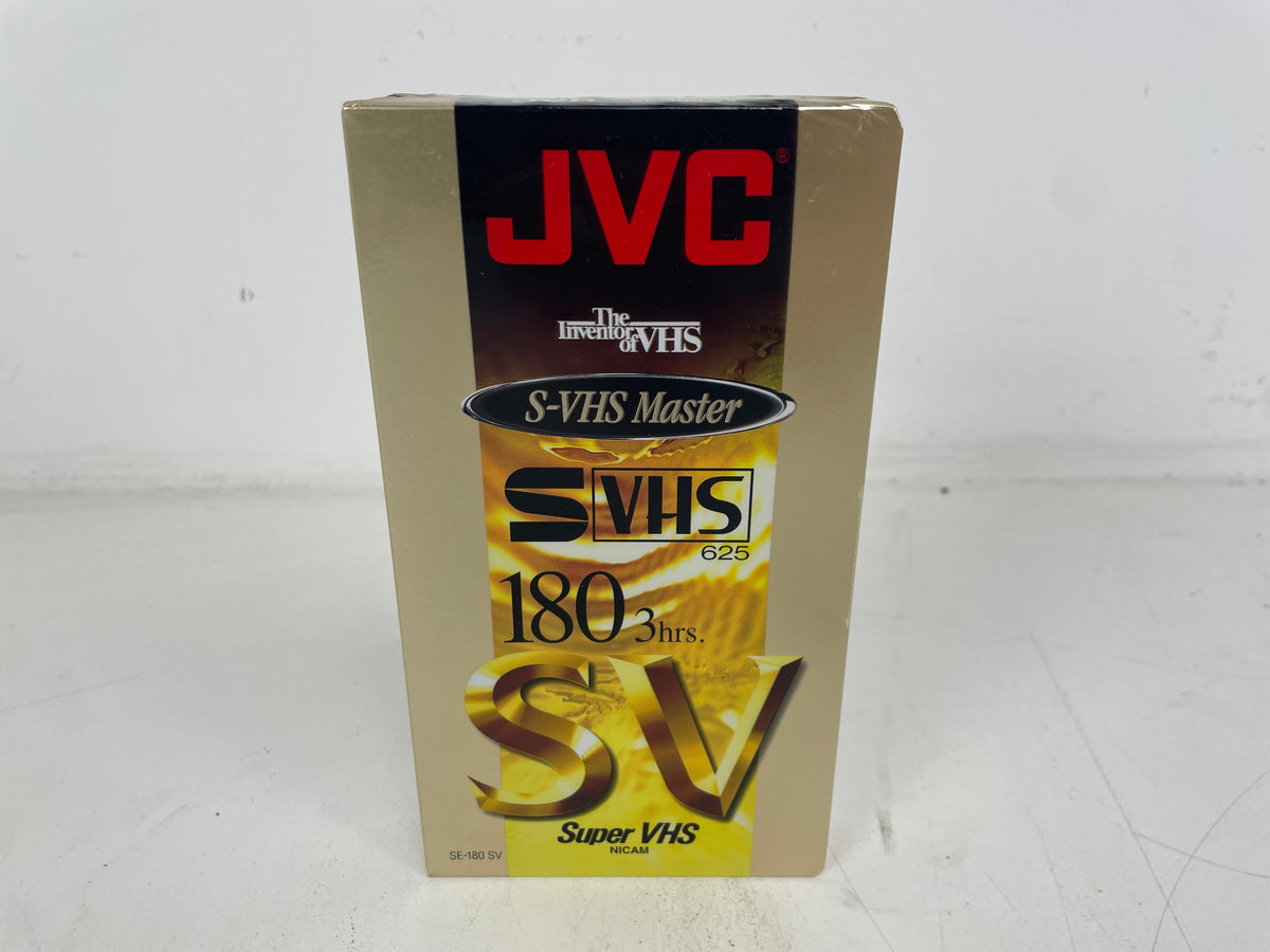 JVC - SE-180 SV - Super VHS Tape - 180 - 3 Hrs - Sealed - NOS