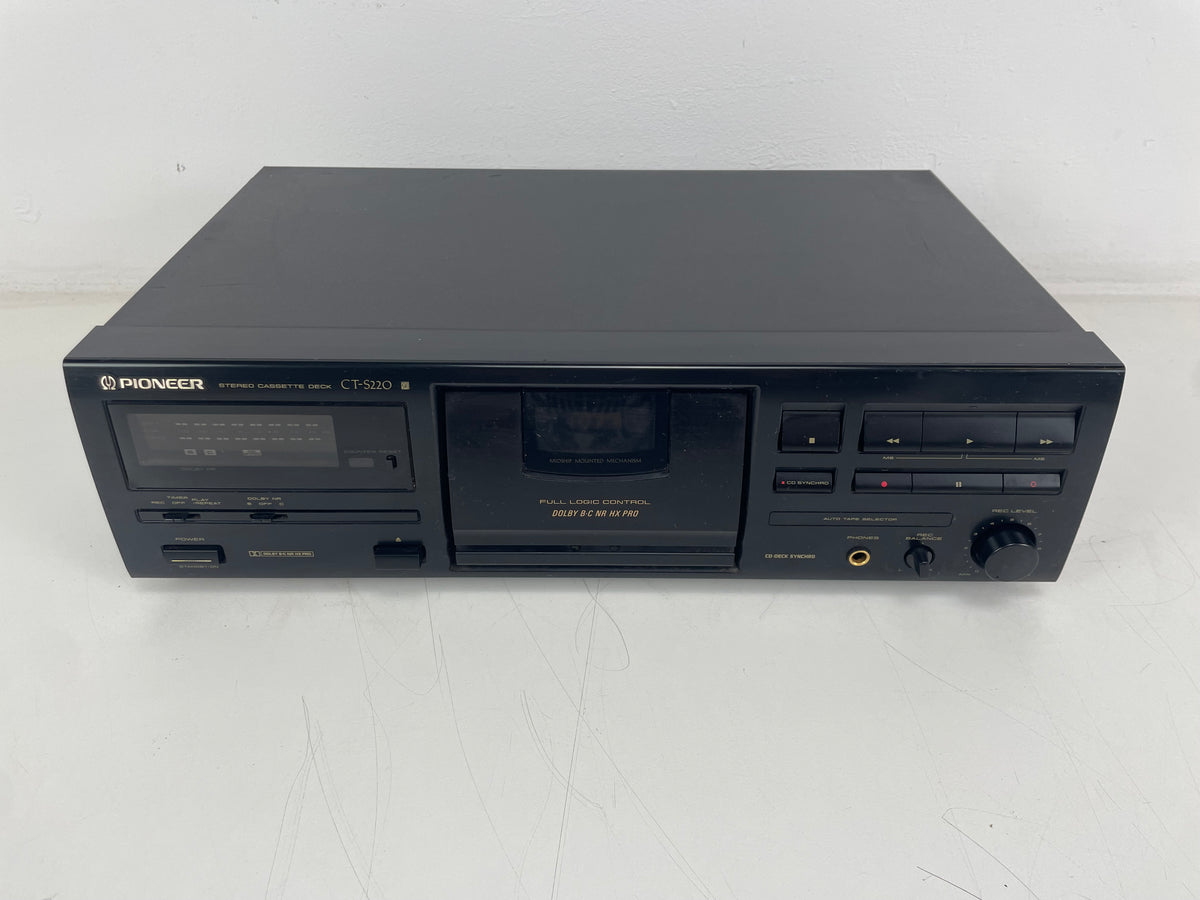 Pioneer - CTS220 - Stereo Cassette Deck - Serviced (New Belts)