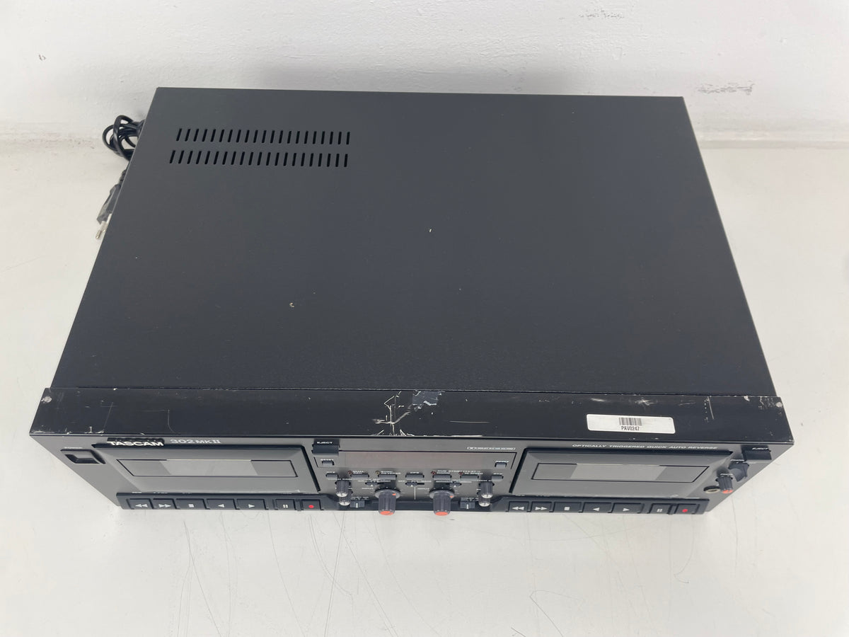 Tascam - 302 MK2 - Double Cassette Deck - 2-Head