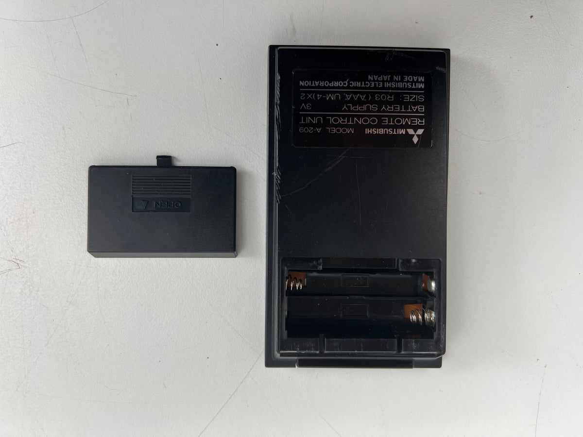Mitsubishi - A209 - Remote Control - Vintage - Original - VCR