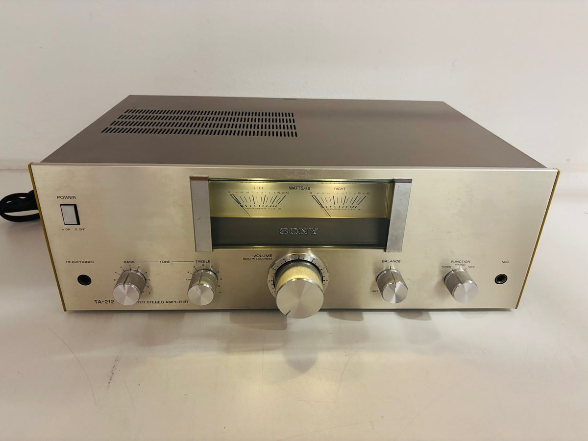 Sony - TA-212 - Vintage Stereo Integrated Amplifier - Phono Input