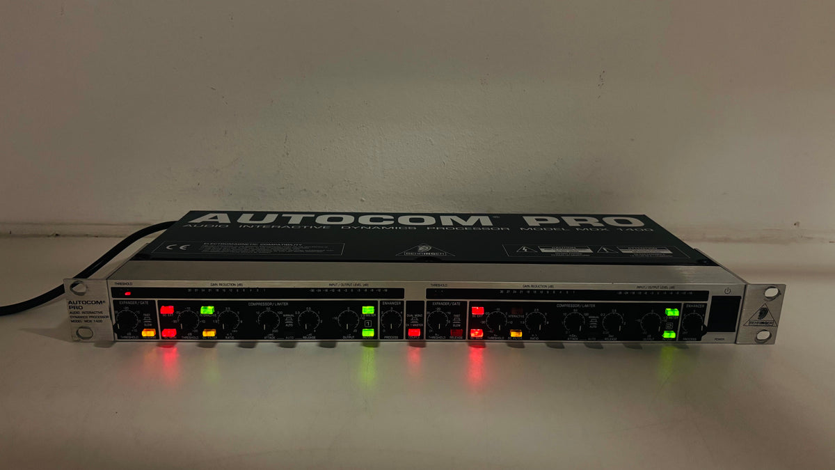Behringer AUTOCOM PRO MDX1400 - 2-Channel Compressor / Expander / Gate - No PSU
