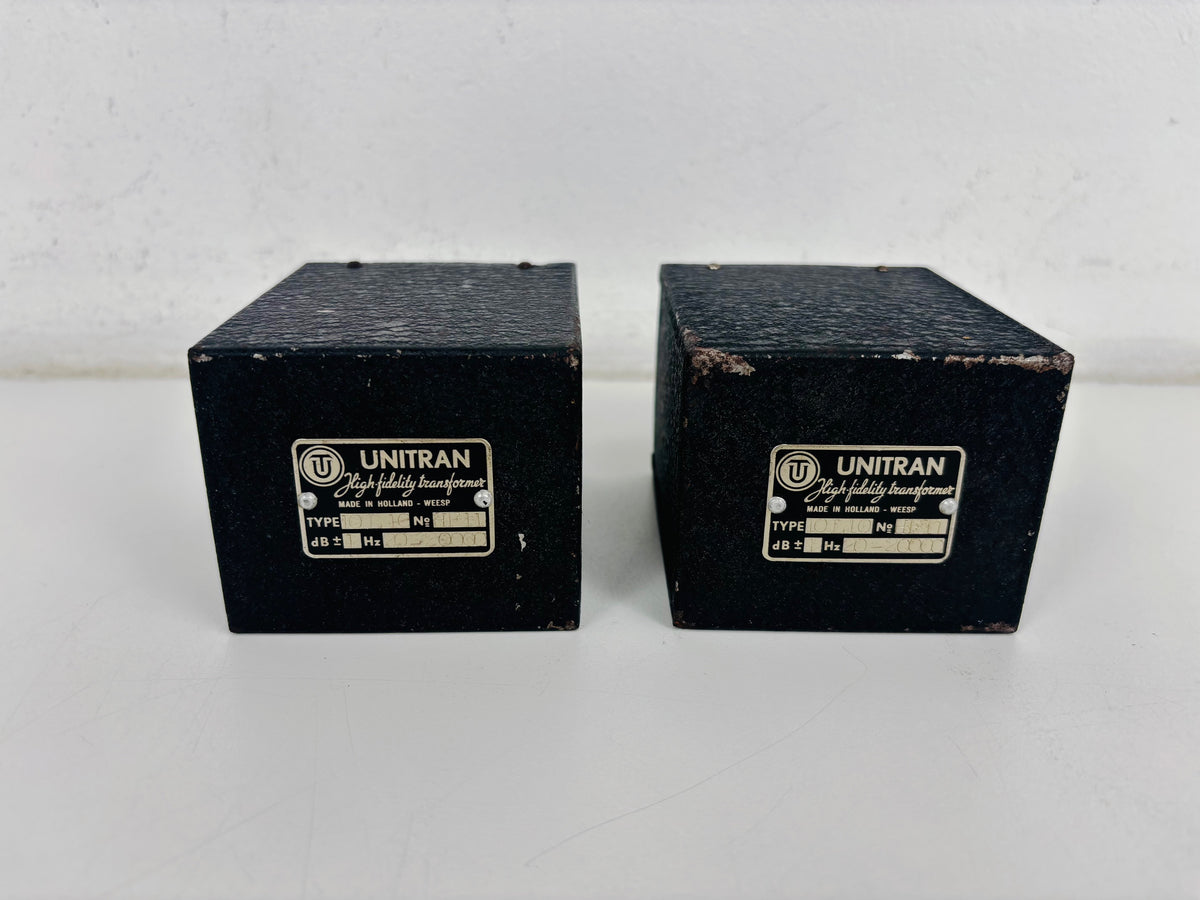 Unitran - 10L10 - 100V Line Matching Transformer - 3W/6W/10W - PA Amplifier Speaker Impedance Converter - Set of 2