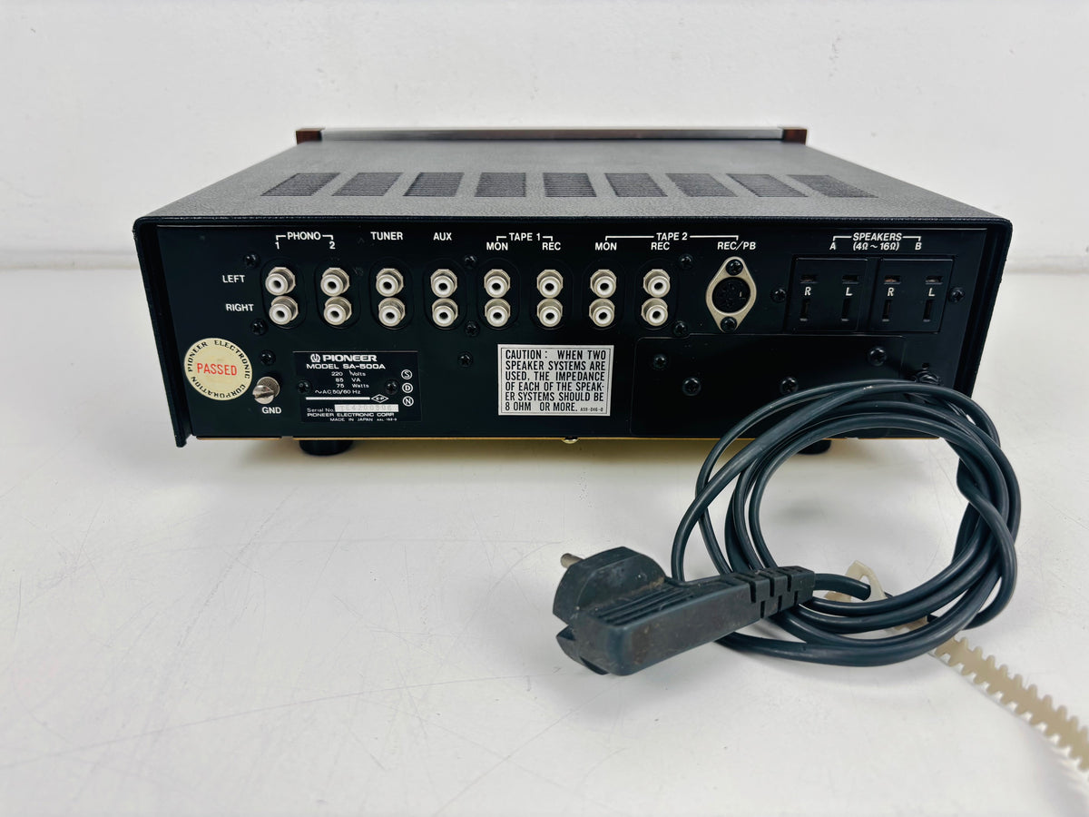 Pioneer - SA-500A - Vintage Stereo Integrated Amplifier - Serviced