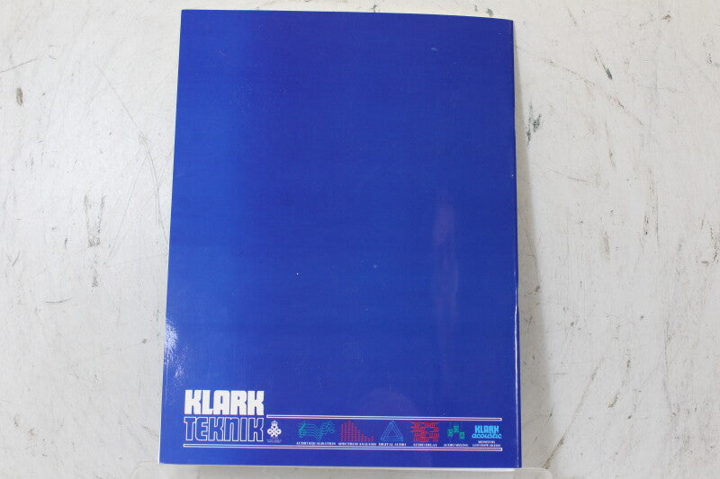 Klark Teknik DN 332 Grafische Equalizer Gebruiks- en Service-informatie