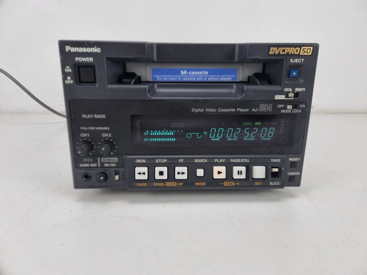 Panasonic AJ-D94 DVCPRO 50 Office Viewer - Fully Serviced (No.2)