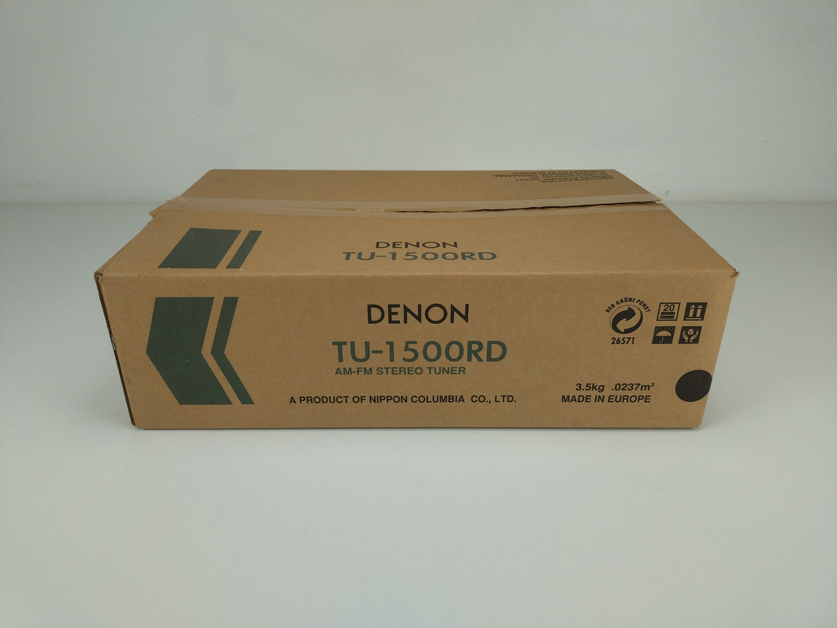 Denon TU-1500RD AM-FM Stereo Tuner in original box in mint condition