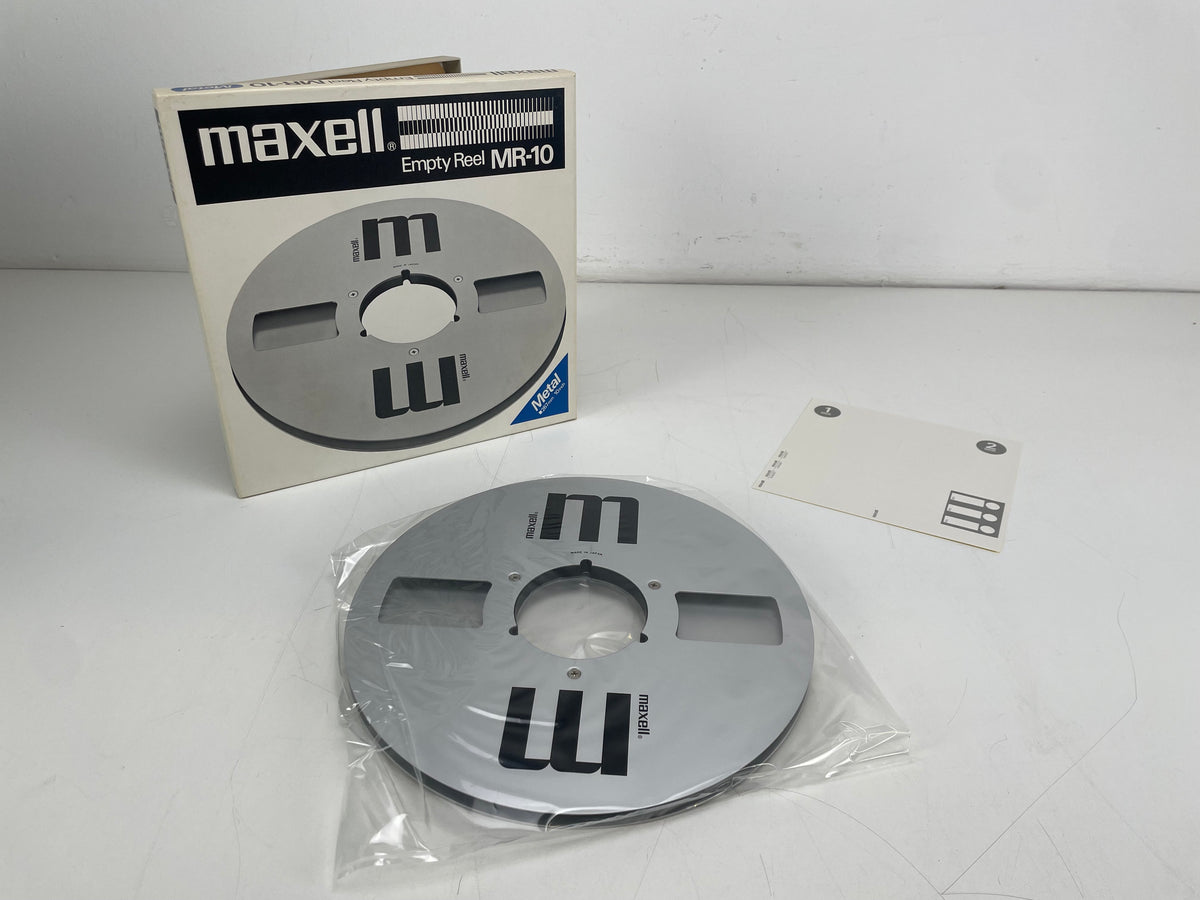 Maxell MR-10 Metal Reel – New & Sealed, Original Case, NOS Vintage Reel-to-Reel 10.5”