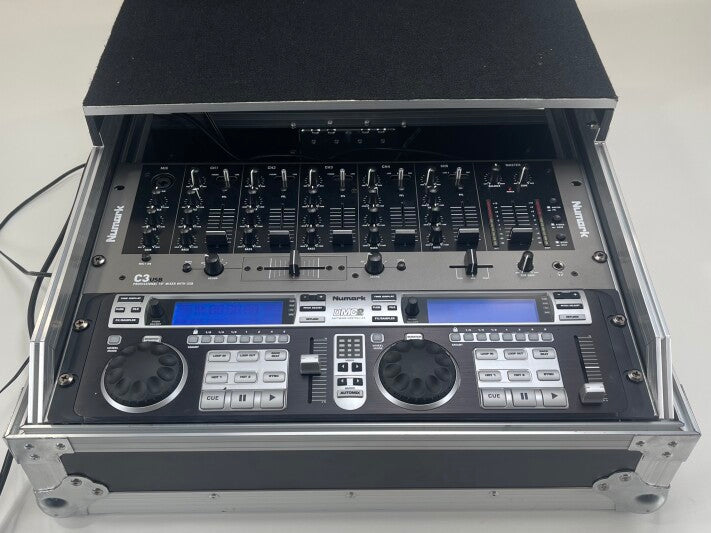 Numark C3 USB DJ-mixer - DMC 2 softwarecontroller - in flightcase