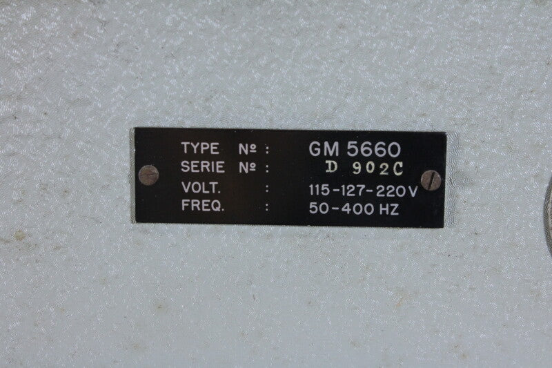 Philips Oscilloscope GM5660 With Lots Tubes