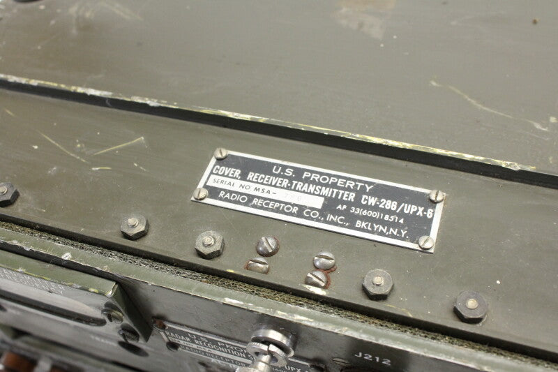 Radio Receptor Co. US Army Signal Corps Ontvanger Zender Radio RT 264 / UPX6