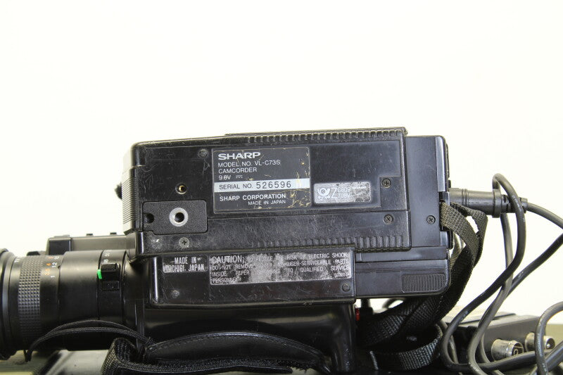 Scherpe camcorder vl-c73 vhs 8x zoom