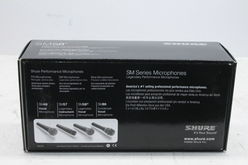 Shure SM58 Doos