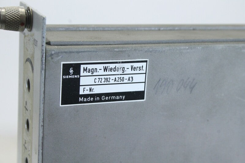 Siemens Sitral V297 Magn-Wiedergabe-Verstärker (Playback Amp) (nr. 7)