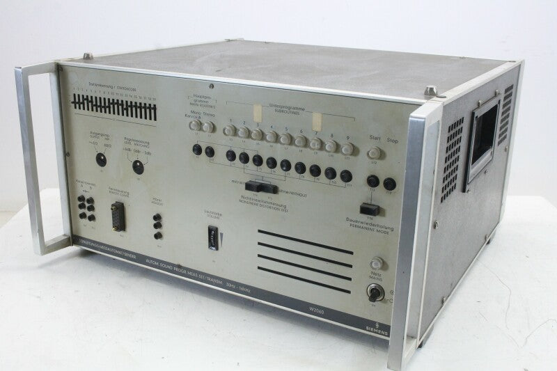 Siemens W2060 Automatische Geluidsprogrammerings- en Meetset - Transmissie 30Hz-16kHz