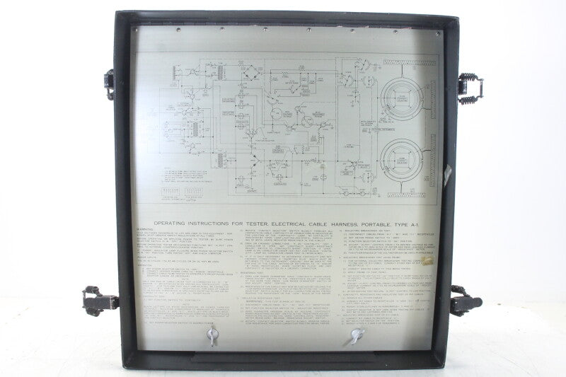 Industrial Instruments Inc. US Army Tester, Electrical Cable Harness Portable Type A-1