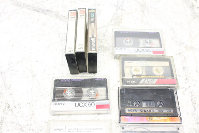 Divers assortiment gebruikte cassettes (11x)