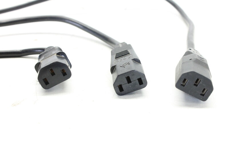 Various Lot with 3x (female) C13 to (male) C14 Cables in various lengths