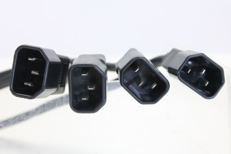 Various Lot with 4x (female) C13 to (male) C14 Cables