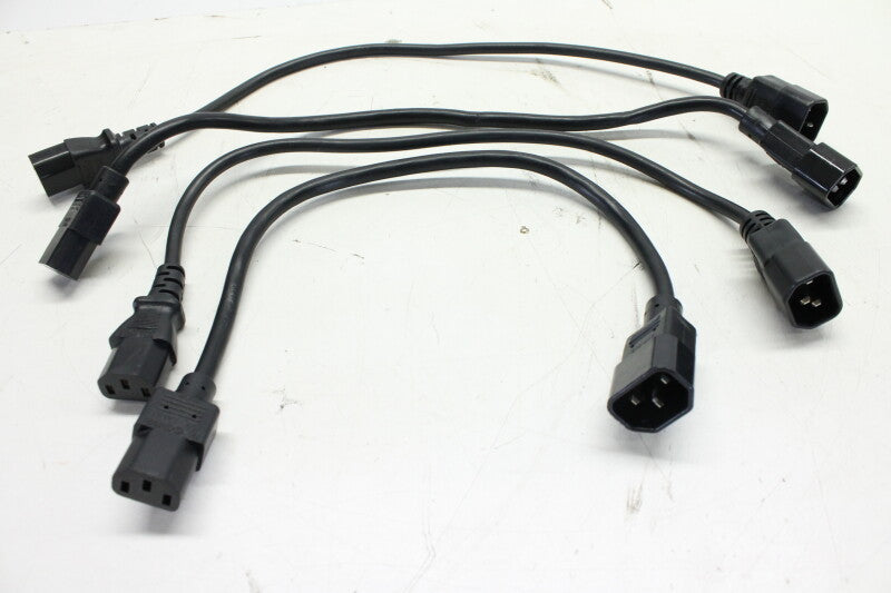 Various Lot with 4x (female) C13 to (male) C14 Cables